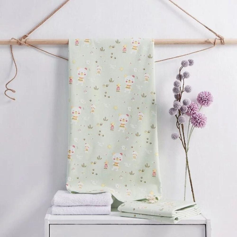 nac nac 防水保潔尿布墊 熊愛森林(售止)-細節圖2