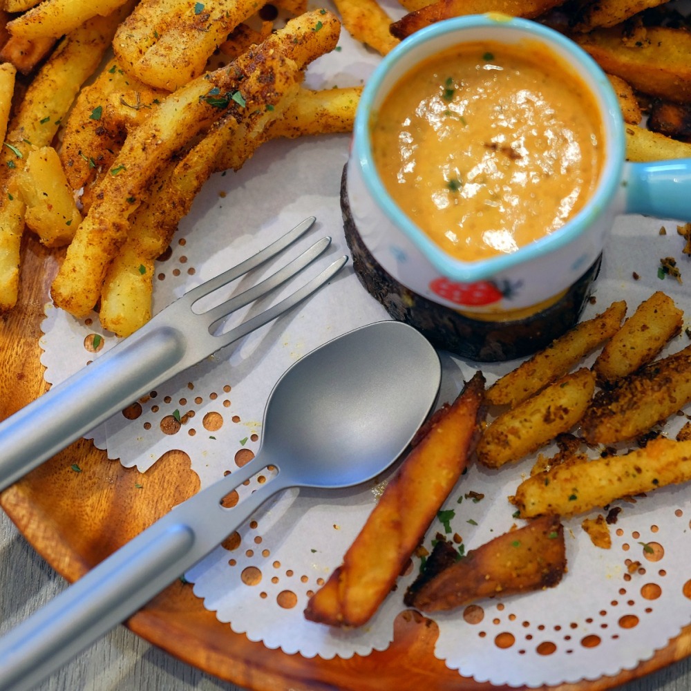 3D Mats 純鈦超輕量兩用叉匙組-細節圖3