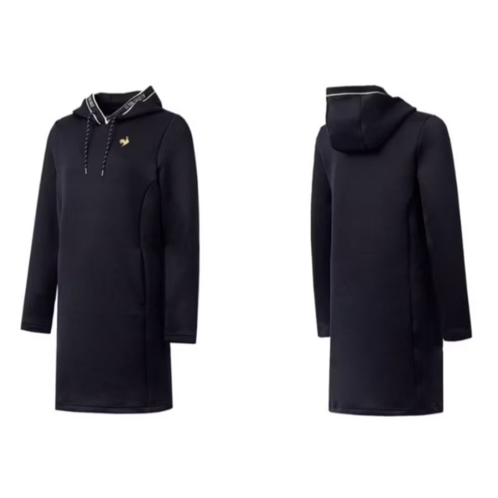 🧥LE COQ SPORTIF 公雞 法式經典長版連帽T恤 女款🧥-規格圖2