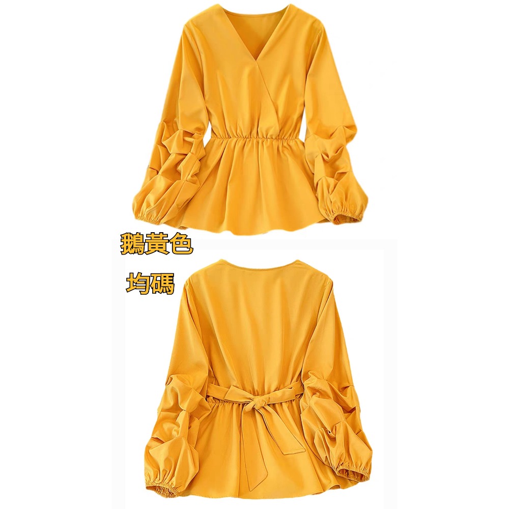 ❤️秋冬新款OL氣質風味時尚潮流雪紡衫❤️-細節圖3