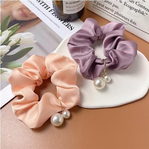 ◎台灣24H出貨◎大腸圈髮圈 韓版髮圈 法式髮圈 大腸圈 髮圈 韓系 髮飾 韓國氣質 學院風 大腸髮圈 花朵髮圈 日系-細節圖2