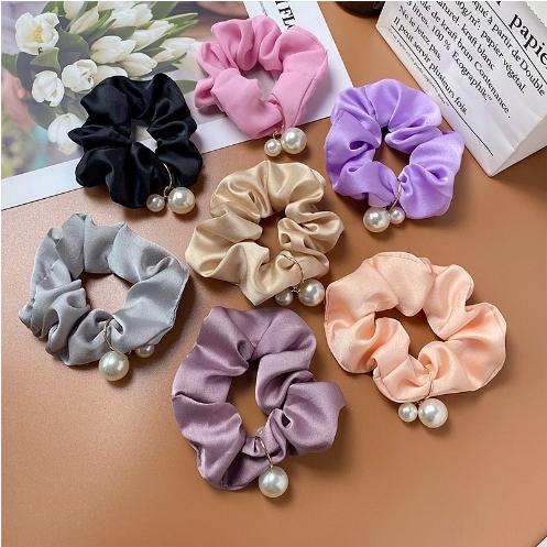 ◎台灣24H出貨◎大腸圈髮圈 韓版髮圈 法式髮圈 大腸圈 髮圈 韓系 髮飾 韓國氣質 學院風 大腸髮圈 花朵髮圈 日系-細節圖3