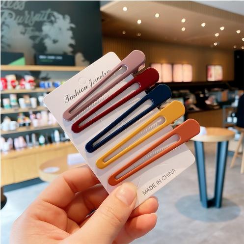 ◎台灣24H出貨◎超大尺寸髮夾 髮夾 鯊魚夾 瀏海夾 側邊夾 一字夾 方形夾 韓風髮夾 韓系髮夾 霧面 磨砂 果凍色-細節圖4