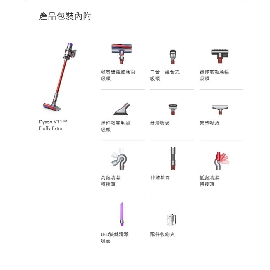 Dyson V11 SV15 Fluffy Extra 智慧無線吸塵器 除蟎機 台灣公司貨-細節圖10