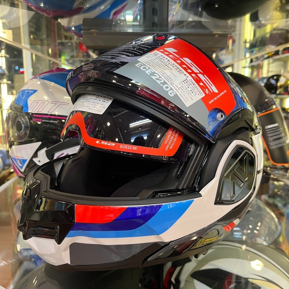 《一戴安全帽》 LS2/FF906 ADVANT 後掀式可樂帽 #Sport/#素色款 附原廠防護貼片-細節圖5