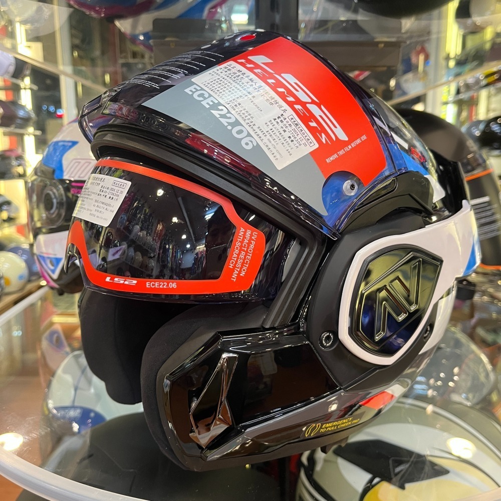 《一戴安全帽》 LS2/FF906 ADVANT 後掀式可樂帽 #Sport/#素色款 附原廠防護貼片-細節圖7