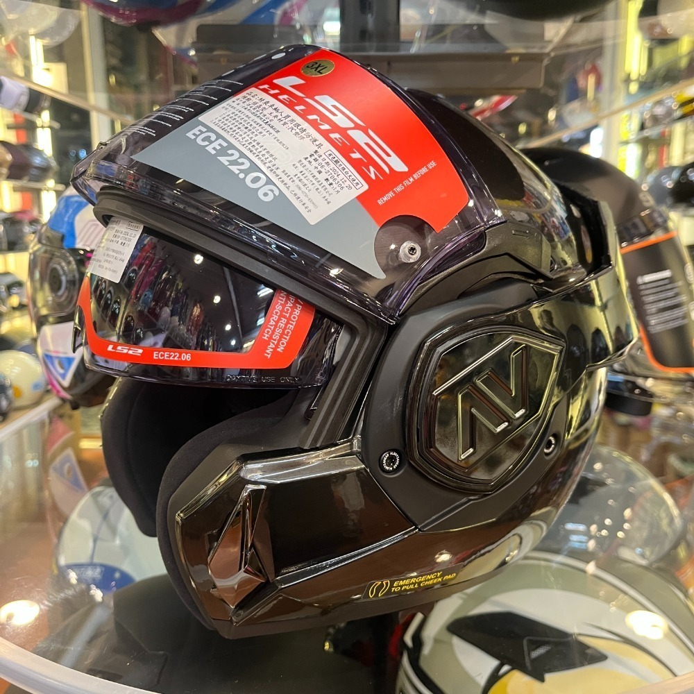 《一戴安全帽》 LS2/FF906 ADVANT 後掀式可樂帽 #Sport/#素色款 附原廠防護貼片-規格圖8