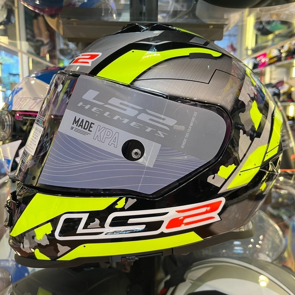 《一戴安全帽》 LS2/FF800 STOEM-II 全罩安全帽 #素色/#花色款 附原廠防護貼片-細節圖6