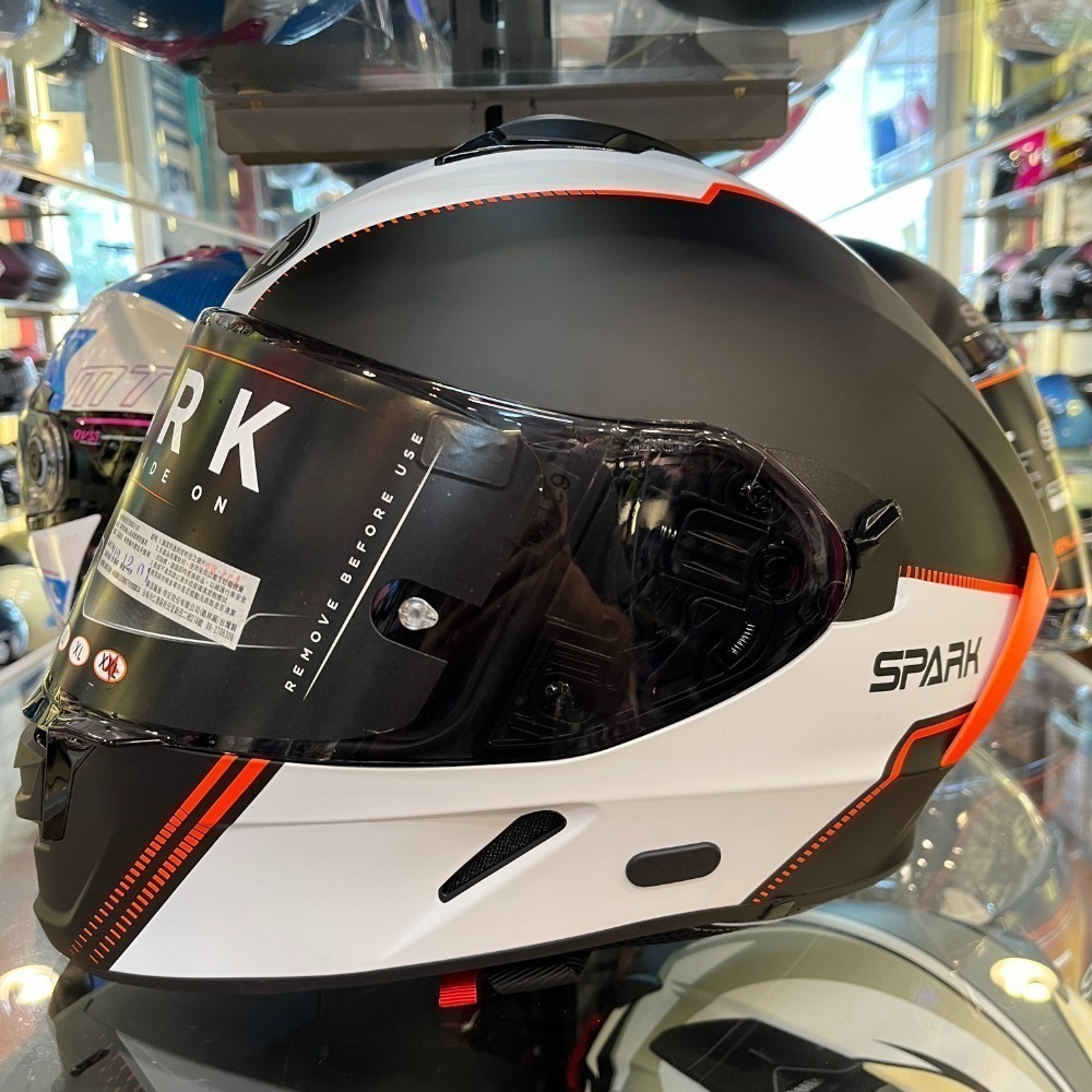 《一戴安全帽》Airoh SPARK 史巴克 全罩安全帽 內墨鏡 #素色/#花色款-規格圖11