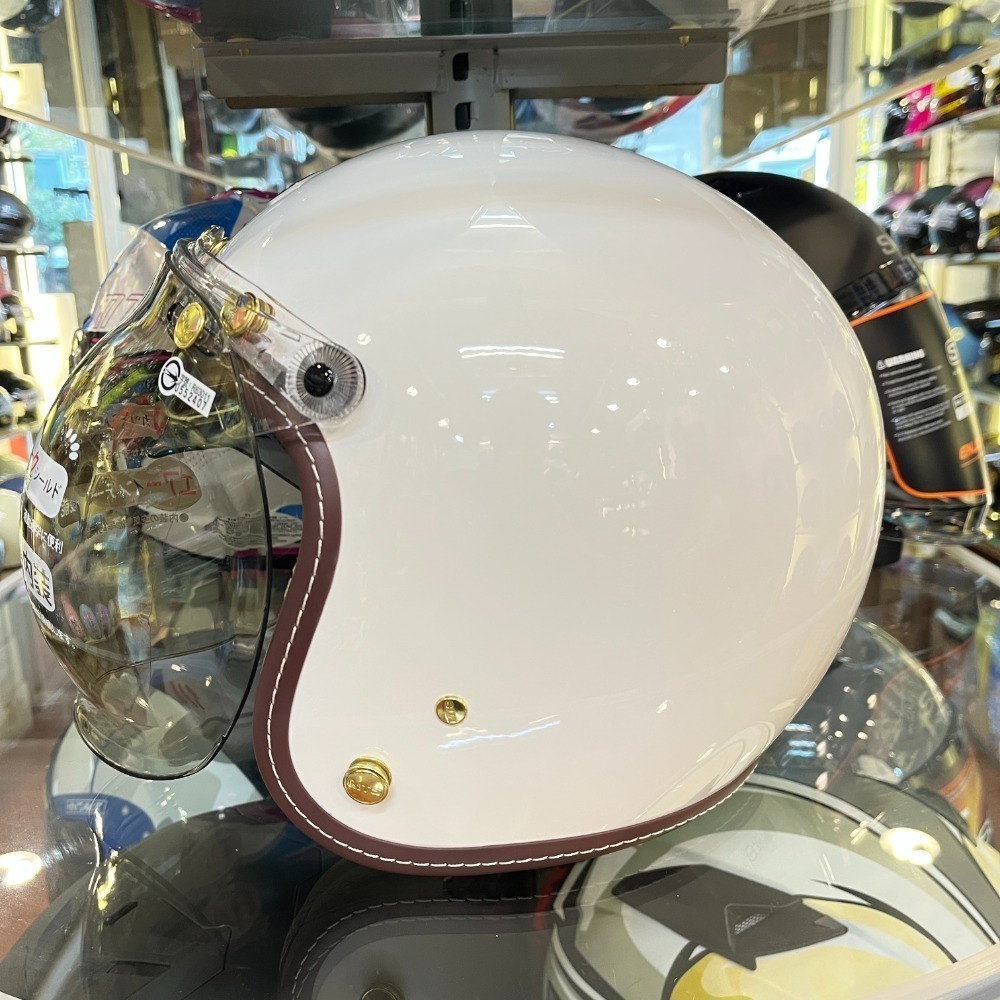 《一戴安全帽》GP-5 MTS/345 皮革邊 買就送原廠泡泡鏡 涼感布泡泡鏡車縫款復古帽 多層膜內墨片-規格圖7