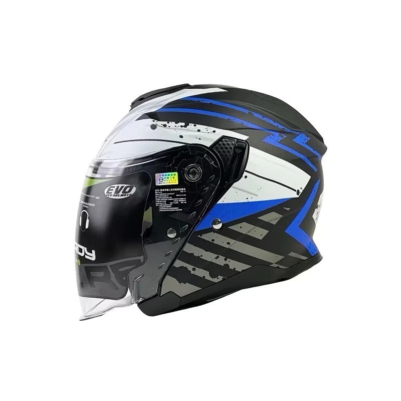 《一戴安全帽》智同 EVO/CA935 #素色/#花色款 四分之三 大頭帽 加大 多層膜內墨鏡-細節圖3