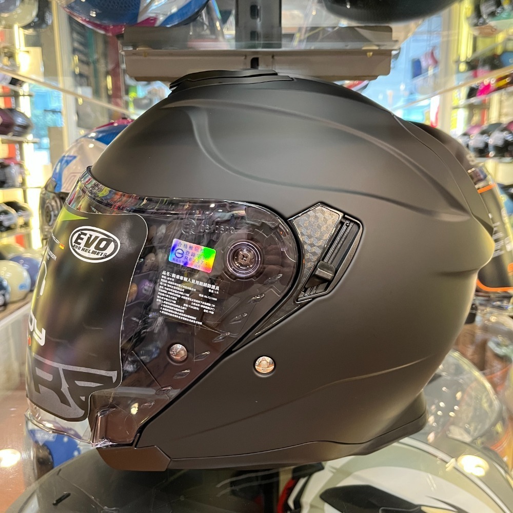 《一戴安全帽》智同 EVO/CA935 #素色/#花色款 四分之三 大頭帽 加大 多層膜內墨鏡-規格圖6