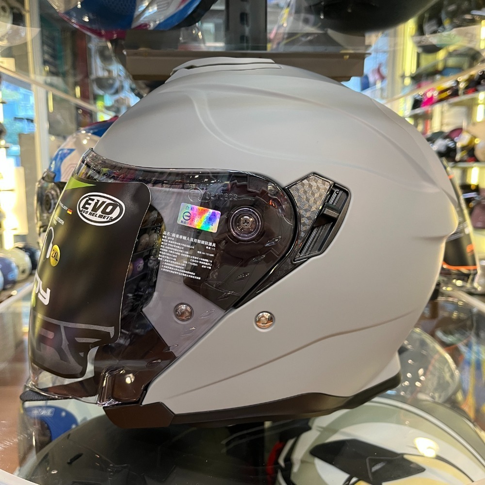 《一戴安全帽》智同 EVO/CA935 #素色/#花色款 四分之三 大頭帽 加大 多層膜內墨鏡-規格圖6