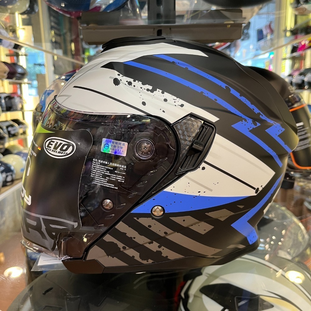 《一戴安全帽》智同 EVO/CA935 #素色/#花色款 四分之三 大頭帽 加大 多層膜內墨鏡-規格圖6