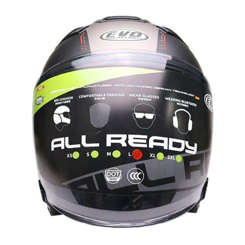 《一戴安全帽》智同 EVO/CA839 四分之三 勁風雙鏡造型帽 #素色/#花色款 多層膜內墨鏡 金屬齒排扣-細節圖2