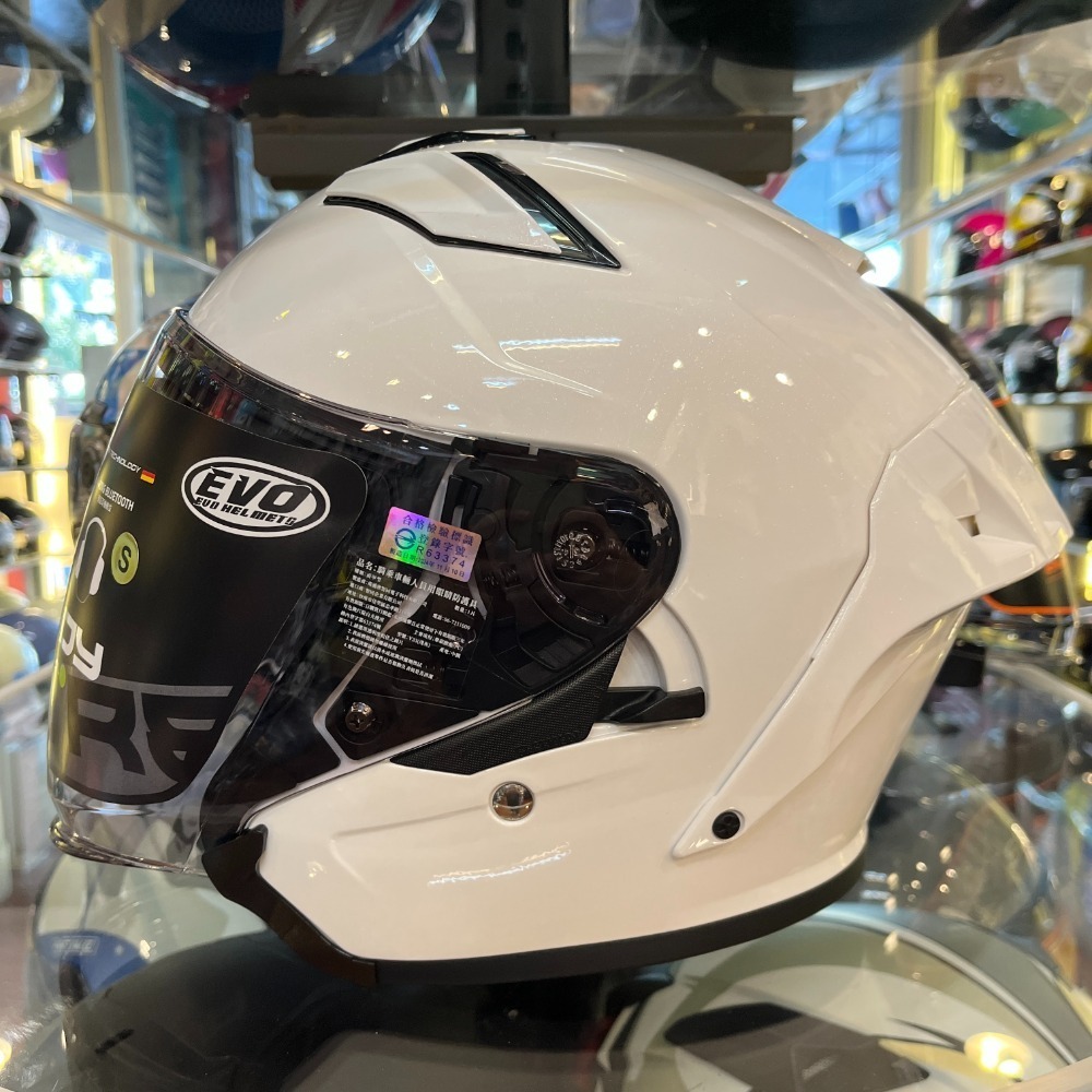 《一戴安全帽》智同 EVO/CA839 四分之三 勁風雙鏡造型帽 #素色/#花色款 多層膜內墨鏡 金屬齒排扣-規格圖8