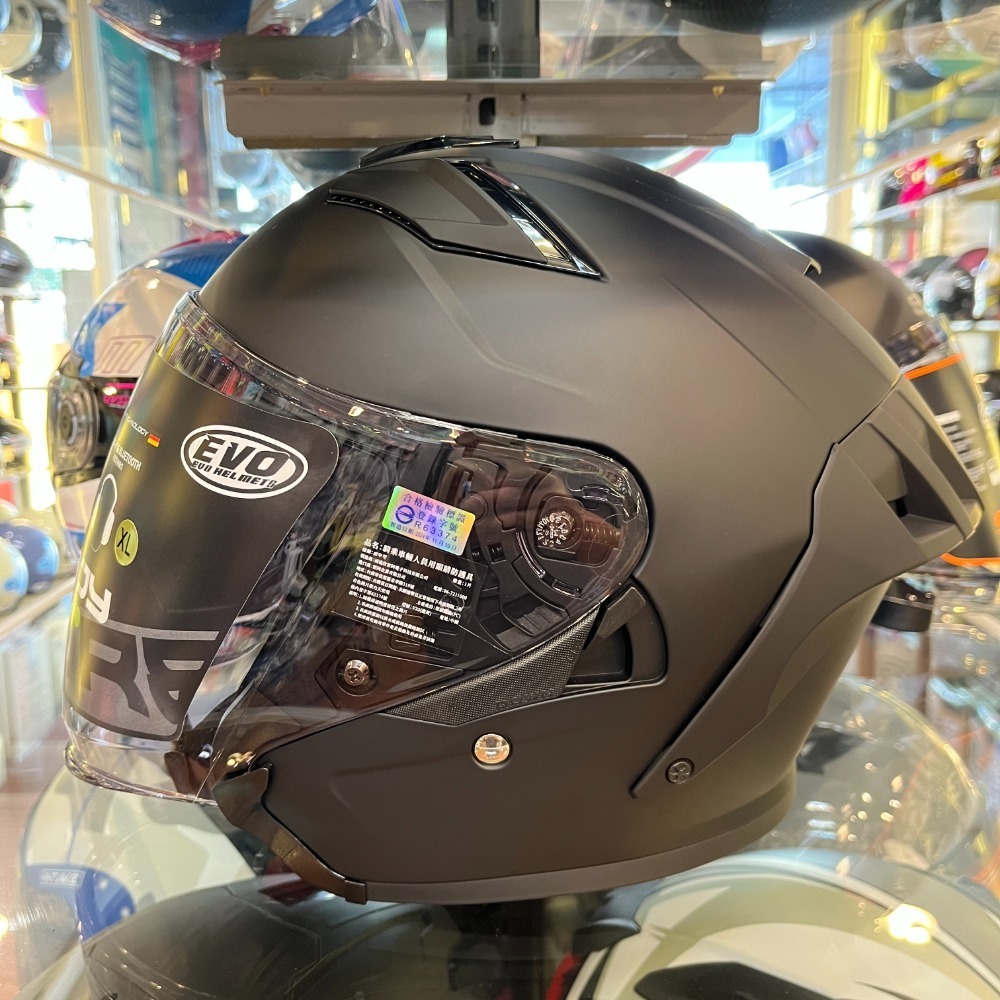 《一戴安全帽》智同 EVO/CA839 四分之三 勁風雙鏡造型帽 #素色/#花色款 多層膜內墨鏡 金屬齒排扣-規格圖8