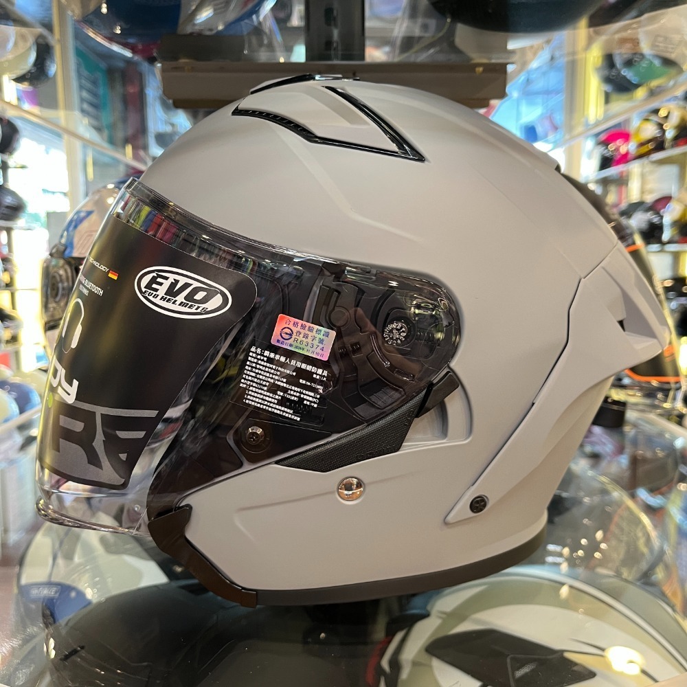 《一戴安全帽》智同 EVO/CA839 四分之三 勁風雙鏡造型帽 #素色/#花色款 多層膜內墨鏡 金屬齒排扣-規格圖8