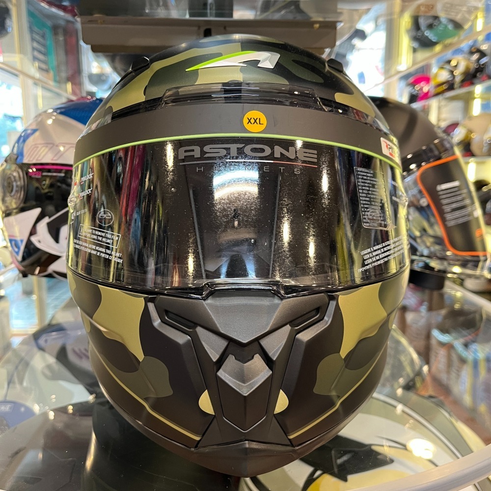 《一戴安全帽》ASTONE/GTO 6 #素色/#迷彩 全罩式安全帽-細節圖6