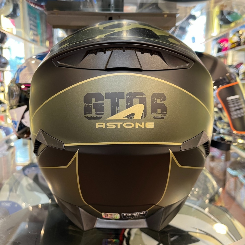 《一戴安全帽》ASTONE/GTO 6 #素色/#迷彩 全罩式安全帽-細節圖7