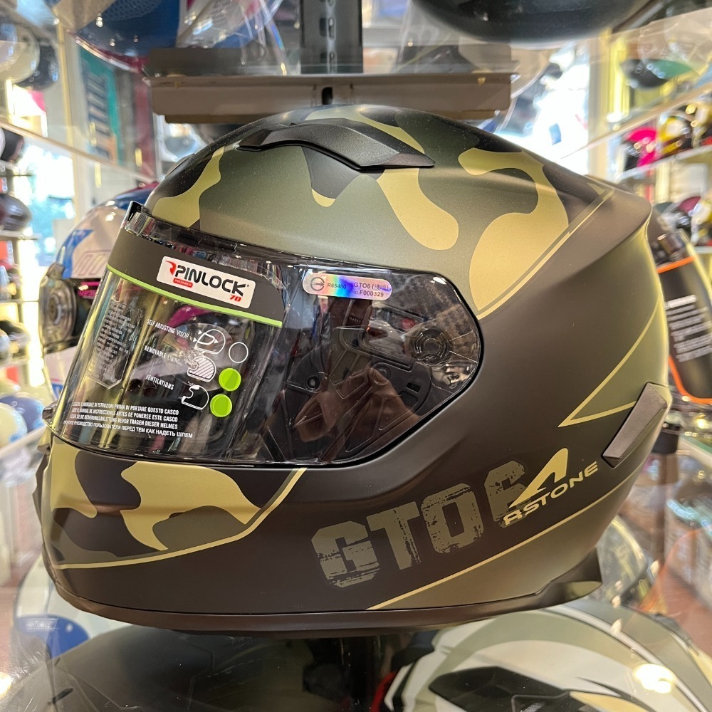 《一戴安全帽》ASTONE/GTO 6 #素色/#迷彩 全罩式安全帽-規格圖11