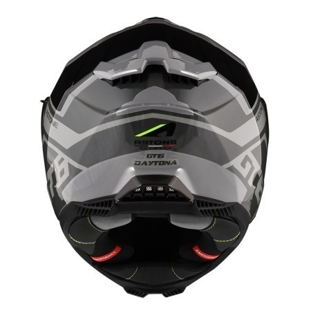 《一戴安全帽》ASTONE/GT6 YB1 灰黑 內藏墨鏡 全罩式安全帽-細節圖4