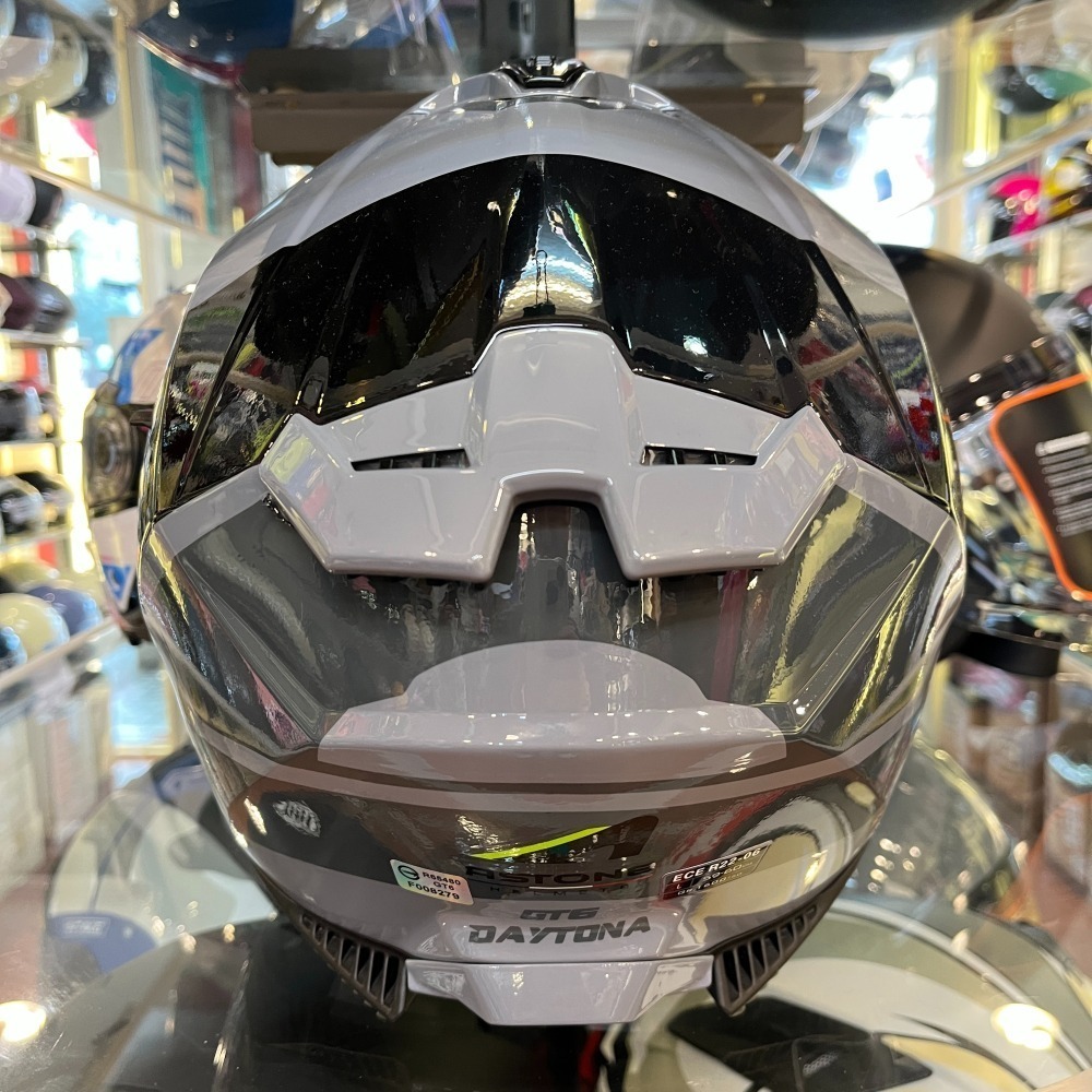 《一戴安全帽》ASTONE/GT6 YB1 灰黑 內藏墨鏡 全罩式安全帽-細節圖7