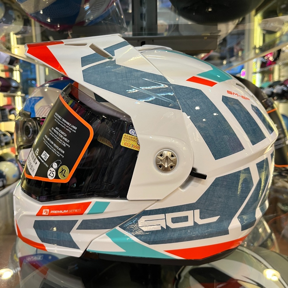 《一戴安全帽》SOL/SM-6P 彩繪 前衛者 可樂帽 買就送好禮3選一/帽內附贈大帽舌一件可自由拆裝-規格圖7