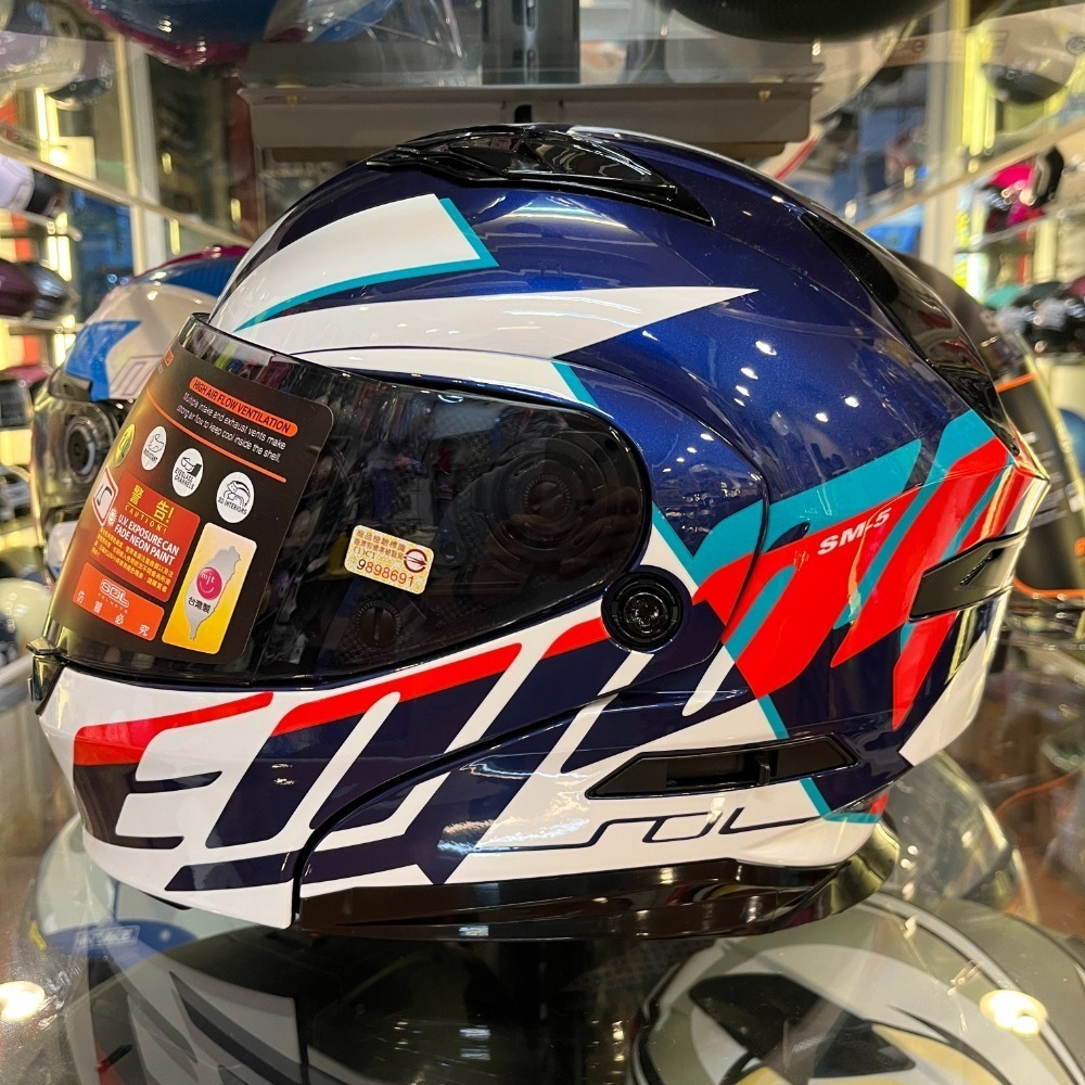 《一戴安全帽》SOL SM-5 素色/彩繪 #裂變/#迷幻 可樂帽 買就送好禮3選一-規格圖11