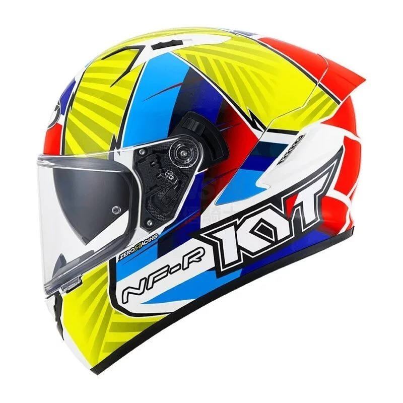 《一戴安全帽》💥零碼出清💥KYT/NFR#19義大利#12藍#41海盜#12紅/選手彩繪全罩安全帽/送多層膜鏡片-細節圖2