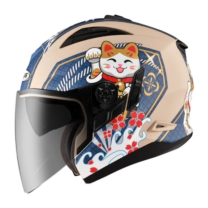 《一戴安全帽》ZEUS 瑞獅/ZS-613B 四分之三 #素色/#彩繪 可加購下巴-細節圖8