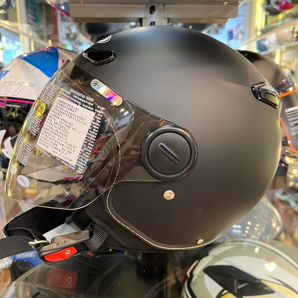 《一戴安全帽》ZEUS 瑞獅/ZS-210BC 四分之三 內墨鏡 內襯全可拆-規格圖7