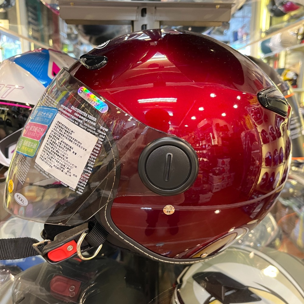 《一戴安全帽》ZEUS 瑞獅/ZS-210BC 四分之三 內墨鏡 內襯全可拆-規格圖7