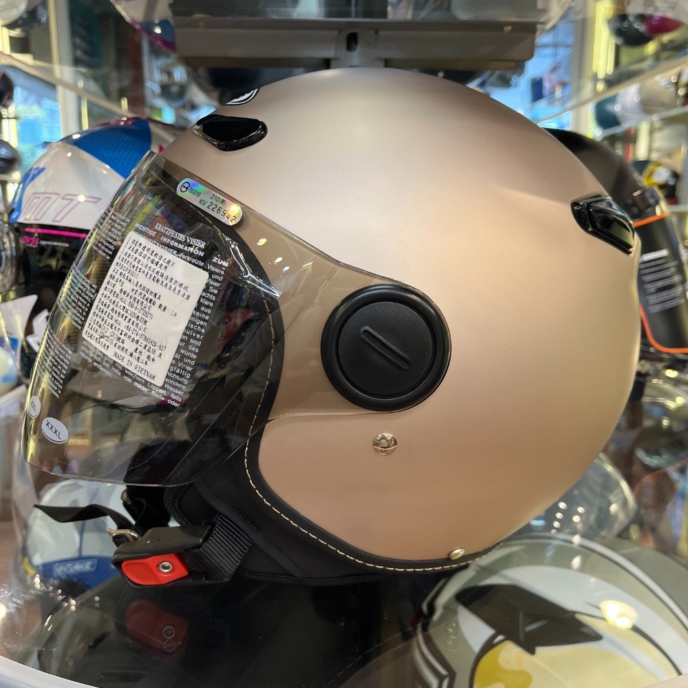 《一戴安全帽》ZEUS 瑞獅/ZS-210BC 四分之三 內墨鏡 內襯全可拆-規格圖7