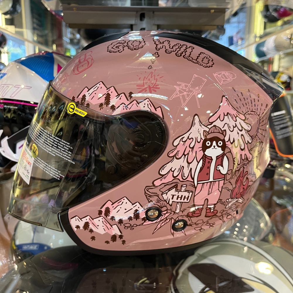 《一戴安全帽》THH/T386N #素色/#野FUN/#海軍/#小丑2代 四分之三 男女款 👍買就送安全帽防水袋-規格圖11