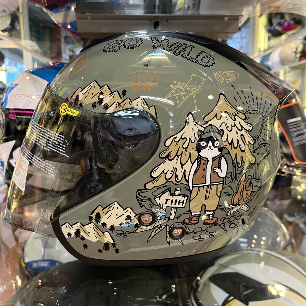 《一戴安全帽》THH/T386N #素色/#野FUN/#海軍/#小丑2代 四分之三 男女款 👍買就送安全帽防水袋-規格圖11