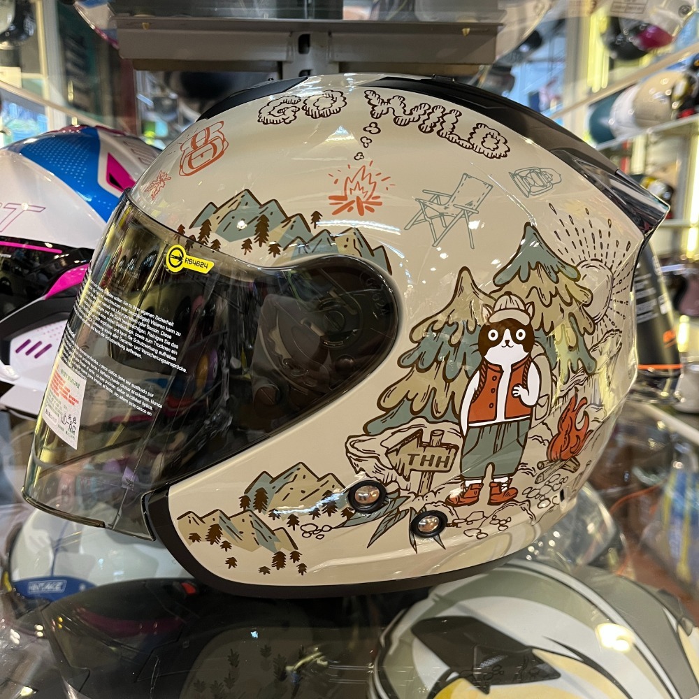 《一戴安全帽》THH/T386N #素色/#野FUN/#海軍/#小丑2代 四分之三 男女款 👍買就送安全帽防水袋-規格圖11