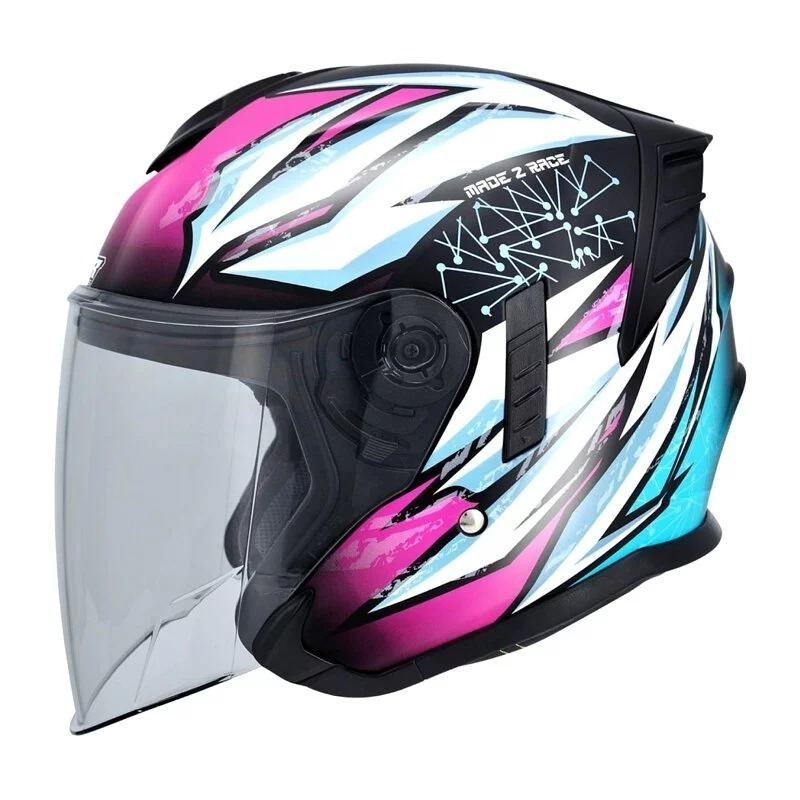 《一戴安全帽》M2R/FR-2 紀念版 #素色/#變色龍/#彩繪/#13極馳 四分之三 👍買就送好禮三選一-細節圖2