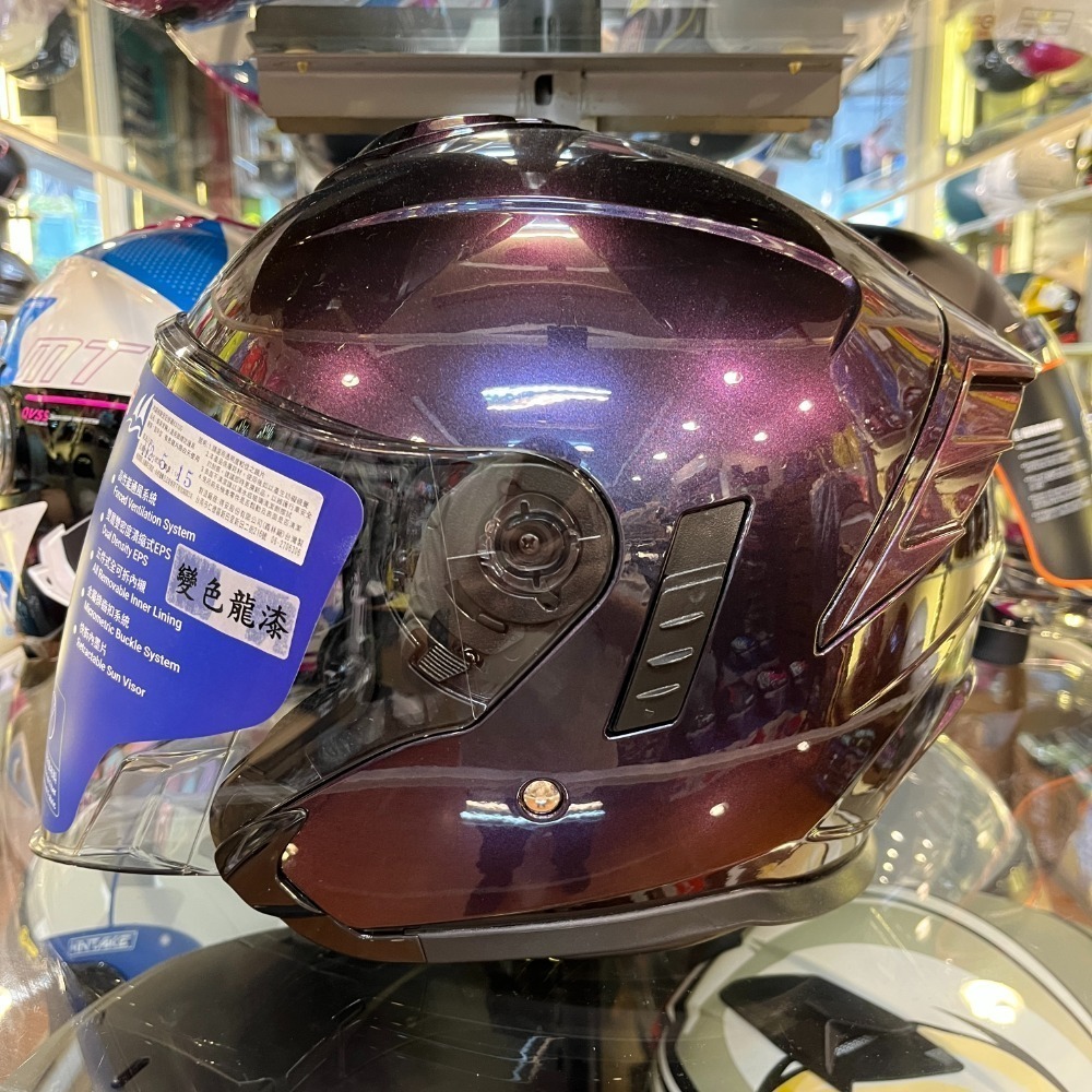 《一戴安全帽》M2R/FR-2 紀念版 #素色/#變色龍/#彩繪/#13極馳 四分之三 👍買就送好禮三選一-規格圖11