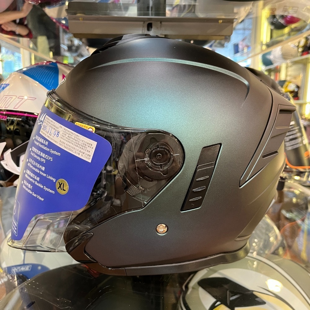 《一戴安全帽》M2R/FR-2 紀念版 #素色/#變色龍/#彩繪/#13極馳 四分之三 👍買就送好禮三選一-規格圖11