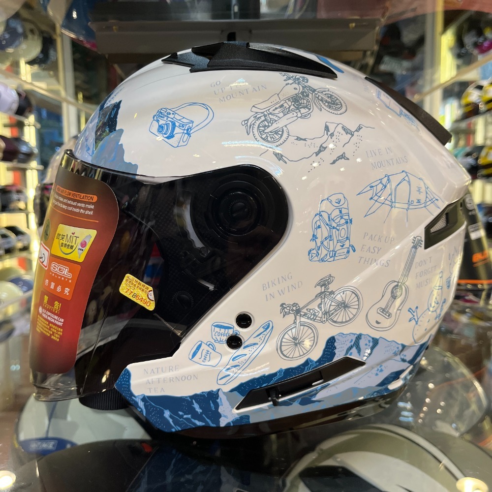 #探險者 白/藍(M~2XL)