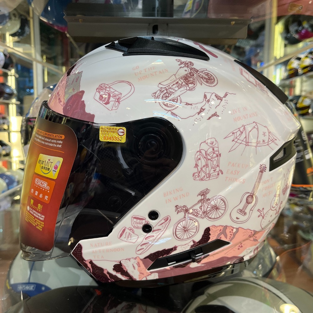 #探險者 白/粉(M~2XL)