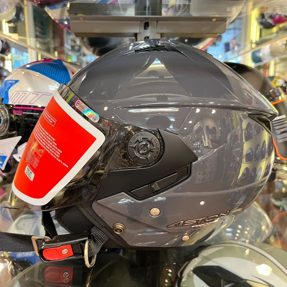 《一戴安全帽》ASTONE/RST 素色 四分之三-規格圖3