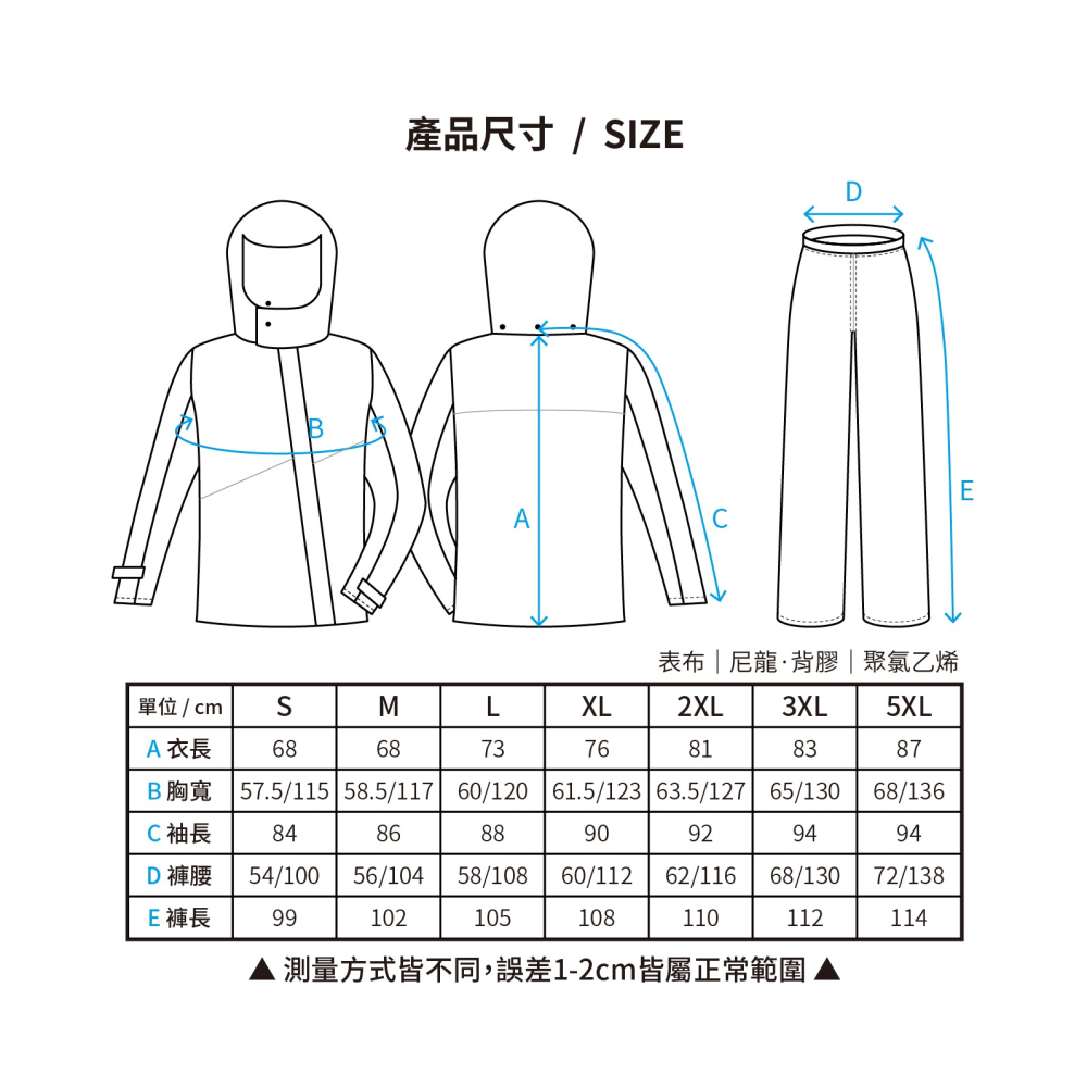 《一戴安全帽》OutPerform 奧德蒙/終結者斜開專利兩件式風雨衣-細節圖5