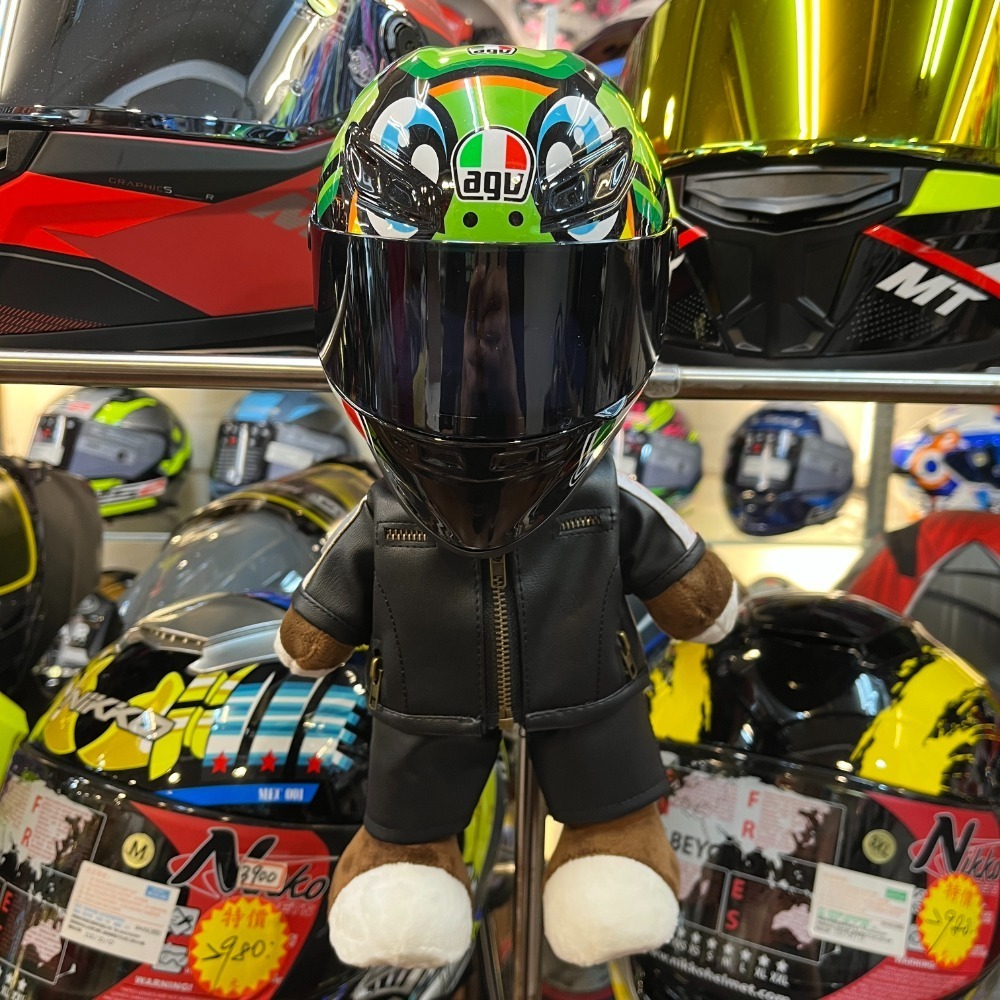 《一戴安全帽》機車熊摩托車安全帽熊 #多種款式 公仔/玩偶/裝飾小熊-規格圖8