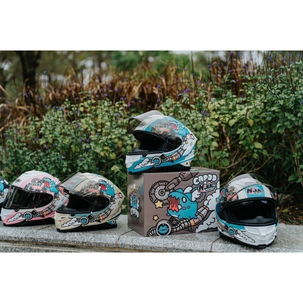 《一戴安全帽》NIKKO/N-806 II 急速咖波全罩式安全帽 👍-細節圖2