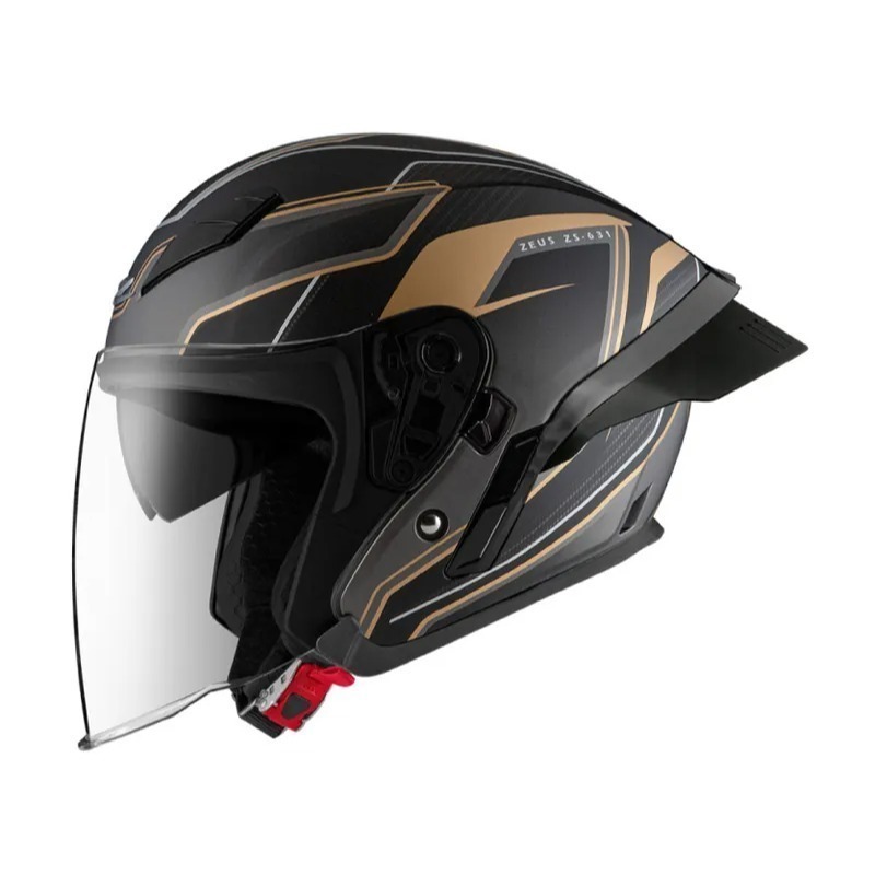 《一戴安全帽》ZEUS 瑞獅/ZS-631 彩繪BS1 四分之三安全帽-細節圖3