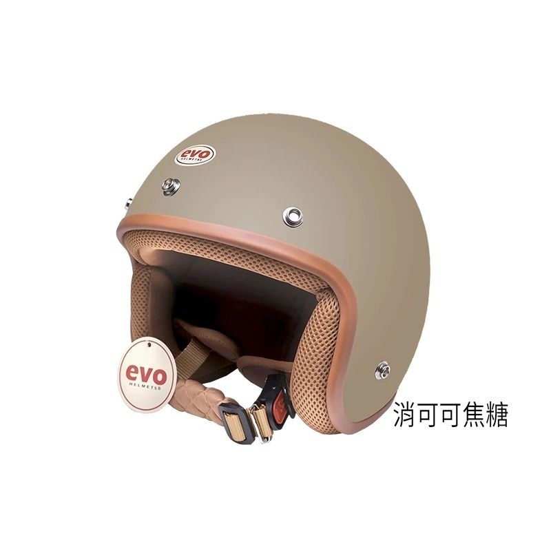 《一戴安全帽》智同 EVO/CA310 簡約經典復古帽 素色款-細節圖4