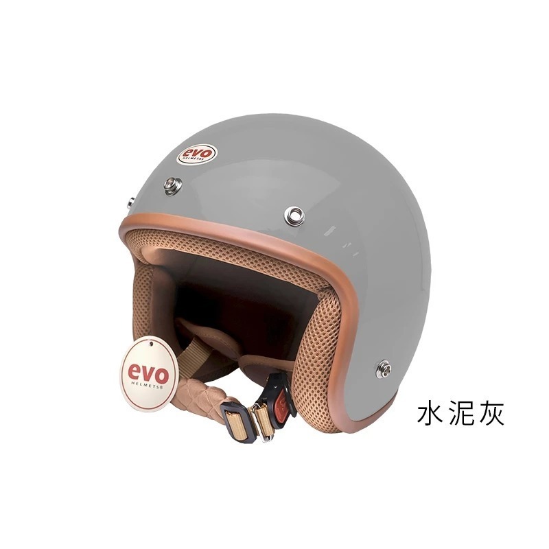 《一戴安全帽》智同 EVO/CA310 簡約經典復古帽 素色款-細節圖5