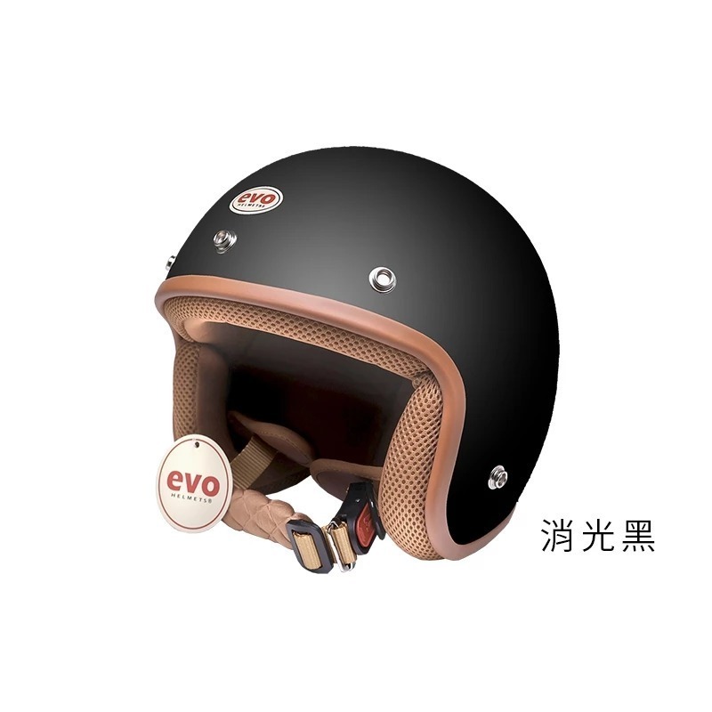 《一戴安全帽》智同 EVO/CA310 簡約經典復古帽 素色款-細節圖8